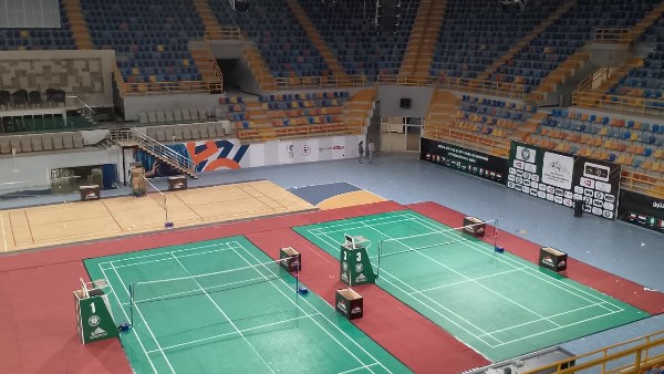 صالة نادي النادي تتزين لاستضافة بطولة مصر الدولية البارالمبية للريشة الطائرة