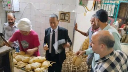 تحرير 25 محضر مخالفات ضد أصحاب مخابز بلدية وسياحية بالغربية