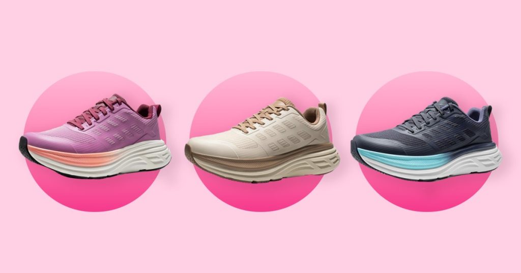 حتى الممرضات اللاتي يقفن لأكثر من 12 ساعة يقسمن بهذا الحذاء الرياضي المبطن المعروض للبيع