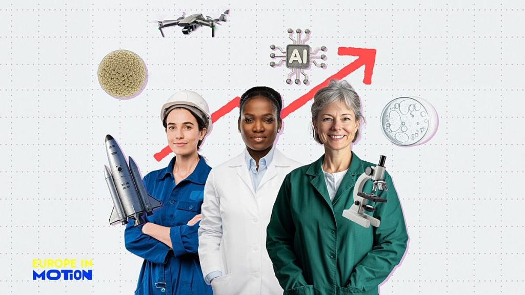 تظهر بيانات جديدة أن العالمات والمهندسات يرتفعن في جميع أنحاء الاتحاد الأوروبي