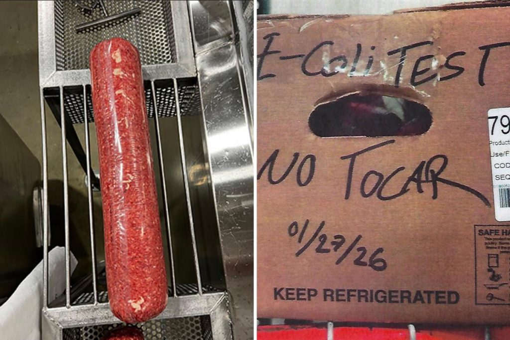 تم سحب ما يقرب من 23000 رطل من اللحم البقري المفروم من ثلاث ولايات بسبب التلوث المميت بالإشريكية القولونية