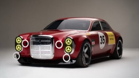 عودة AMG ريد بيج الكلاسيكية في إصدار عصري اختباري بتصميم مثير