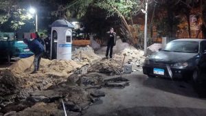 استئناف أعمال توصيل المرافق بعقار نفق الهرم بالجيزة بعد توقف ٣٥ عامًا