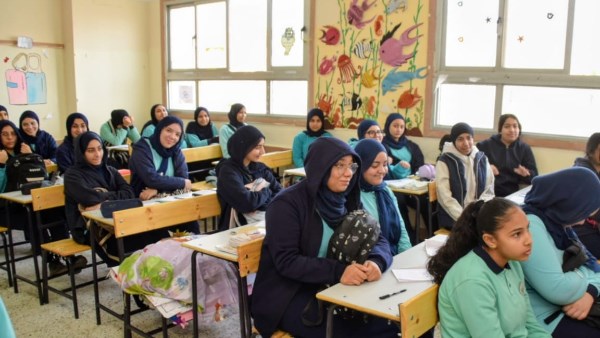 563 مدرسة تنتظم في بورسعيد أول أيام الفصل الدراسي الثاني