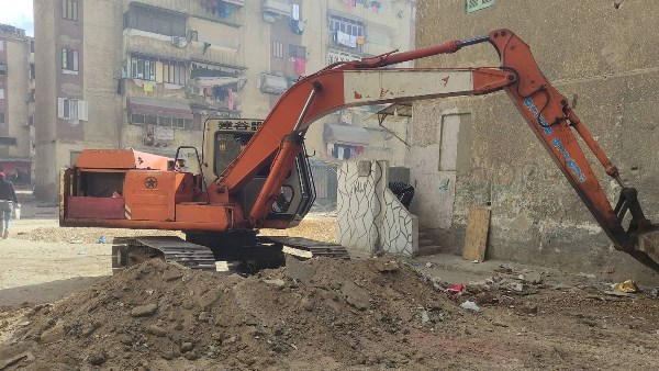 بورسعيد .. بدء أعمال تطوير  قطاع منطقة على بن أبي طالب الثاني بحى الزهور