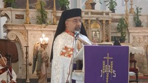 البطريرك الأنبا إبراهيم إسحق يترأس قداس ذكرى الأربعين للأب بيشوي عبد المسيح