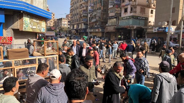 محافظ الدقهلية يتفقد سوق الحمام بشارع بورسعيد ويكلف بنقله إلى مكان آخر