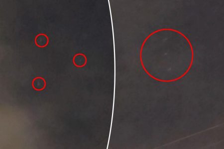 رجل من كوينز يرصد أجرامًا سماوية غامضة تحلق فوق مدينة نيويورك.