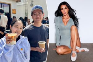 ارتشف مشروب Skims latte في أحد أرقى المقاهي في لوس أنجلوس