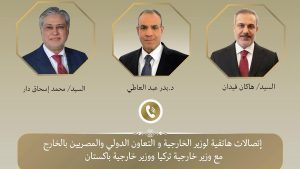 مباحثات بين مصر وباكستان وتركيا حول التطورات الإقليمية وجهود خفض التصعيد