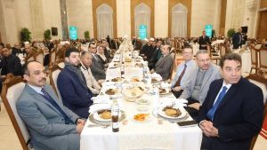 وزير الأوقاف يشارك في الإفطار السنوي للوزارة بمسجد مصر.. صور