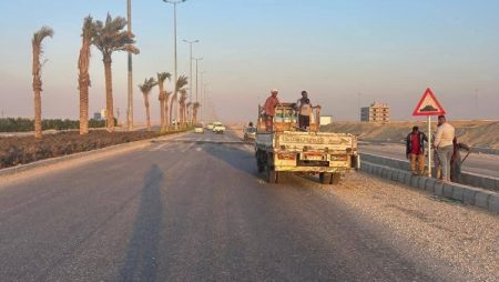 أكتوبر الجديدة” يُكثف أعمال صيانة المحاور وتنسيق الموقع العام لخدمة المناطق الاستثمارية والسكنية بالمدينة