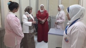 جولة مفاجئة لتمريض بني سويف بمستشفى الرمد ط