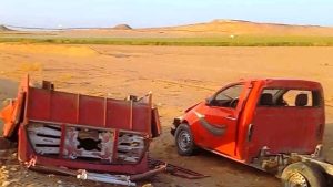 أسماء المصابين والمتوفين بحادث انقلاب سيارة نقل بطريق أسوان / أبو سمبل