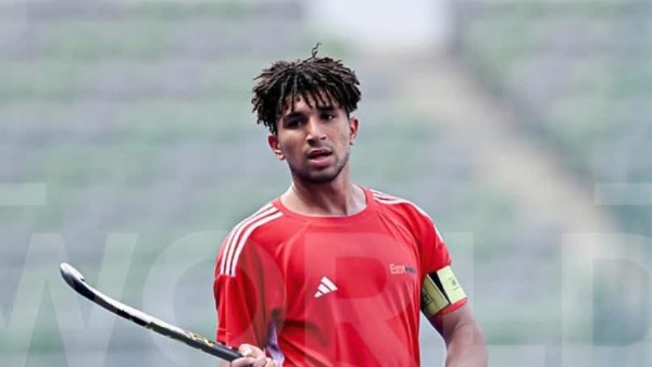 لاعبا هوكي سموحة في صفوف منتخب مصر بتصفيات كأس العالم