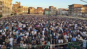 نحو 550 ألف مُصلٍ يؤدون صلاة العيد بالهيئات الشبابيه بالإسكندرية
