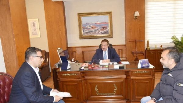 لبحث سبل التعاون.. أبو ليمون يستقبل رئيس منطقة آثار بورسعيد