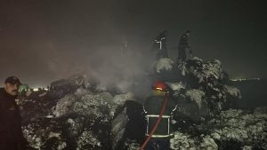 السيطرة على حريق نشب بمقطورة محملة بالقطن جنوب بورسعيد