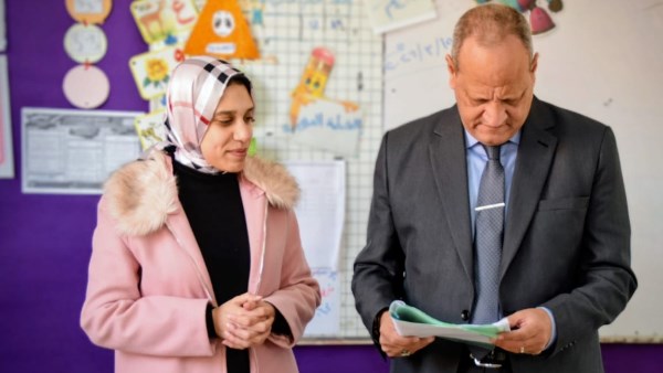 وكيل تعليم بورسعيد يتابع التقيمات اليومية بمدرسة الفرما الابتدائية