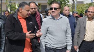 محافظ بورسعيد: التوسع في أعمال التشجير وزيادة المسطحات الخضراء