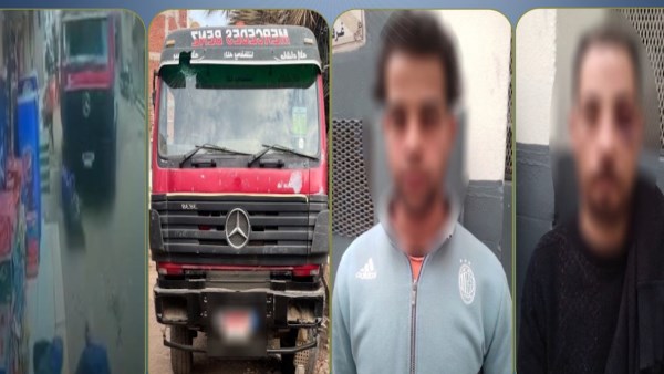 بسبب خلافات الجيرة.. سائق سيارة نقل يدهس سيدتين ودراجة نارية أمام منزل بالشرقية