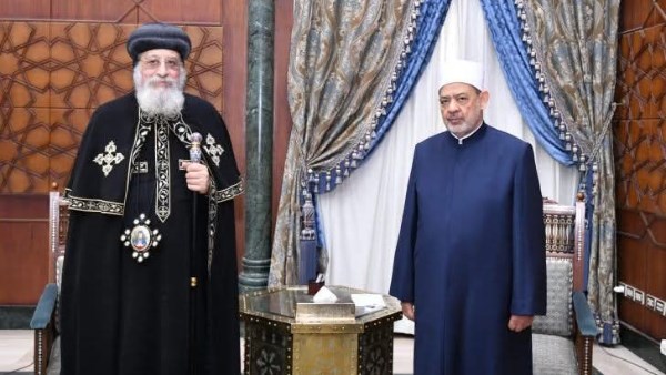 قلب واحد.. البابا تواضروس يهنئ شيخ الأزهر بمناسبة عيد الفطر