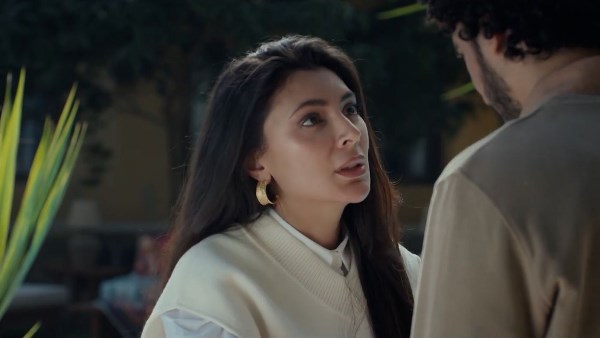 بسمة داوود تقف بجانب محمد فراج في مسلسل أب ولكن