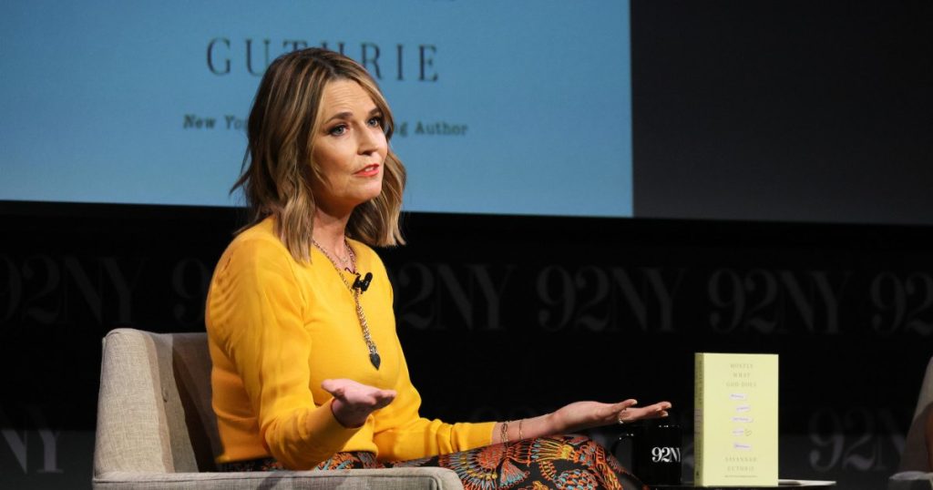 سافانا جوثري تنهار في “اليوم” وتتساءل عما إذا كانت شهرتها تسببت في اختفاء نانسي