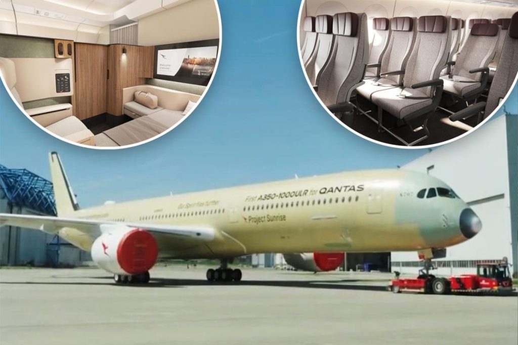 أطلقت شركة كانتاس طائرة جديدة لأول مرة لتطير لمدة 22 ساعة دون توقف إلى مدينة نيويورك بالمملكة المتحدة