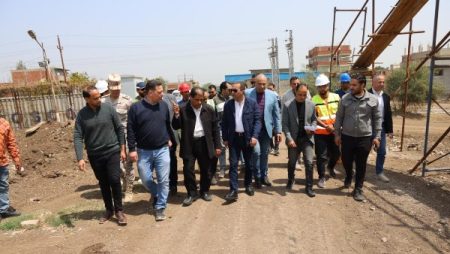 محافظ المنوفية يتفقد توسعات محطة صرف شما باستثمارات 300 مليون جنيه