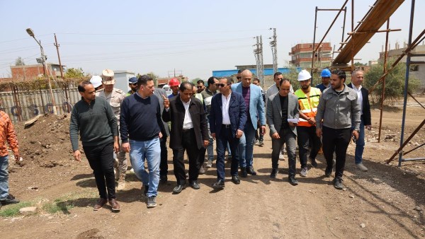 محافظ المنوفية يتفقد توسعات محطة صرف شما باستثمارات 300 مليون جنيه