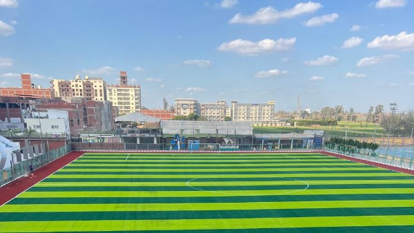 المنوفية:  الانتهاء من تطوير الملعب والمدرجات بمركز التنمية الشبابية بتلا