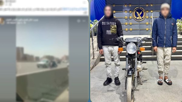 بيجروا عكس على الدائرى.. سقوط لصين حاولا سرقة هاتف محمول من مواطن