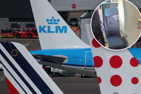 راكب غاضب من شركة KLM غاضب من المقعد الضيق المجنون