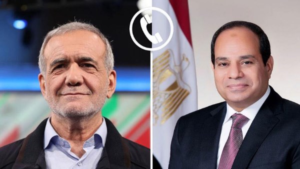 الرئيس السيسي يتلقى اتصالا من رئيس إيران.. ويبحثان جهود صياغة اتفاق نهائي وشامل مع أمريكا