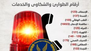أهم أرقام الطوارئ والخدمات بعيد الأضحى 2026
