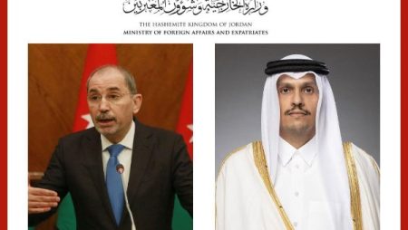 الأردن وقطر يؤكدان دعم جهود الوساطة لخفض التصعيد بالمنطقة