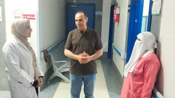 وكيل صحة بني سويف يتفقد وحدة بنى عدى بمركز ناصر