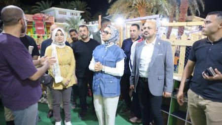 محافظ الوادي الجديد تتفقد جاهزية المتنزهات العامة وساحات صلاة العيد