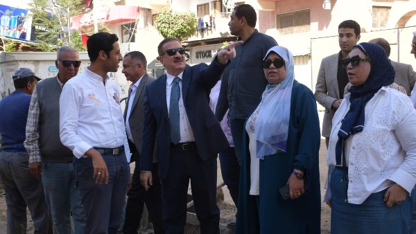 محافظ بورسعيد يستعرض أعمال تطوير ورفع كفاءة ميدان المعدية بمشاركة مجتمعية |شاهد
