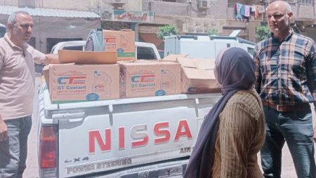 ضبط مخزن الخانكة و بحيازته 995 لتر من مياه ردياتير السيارات بدون فواتير