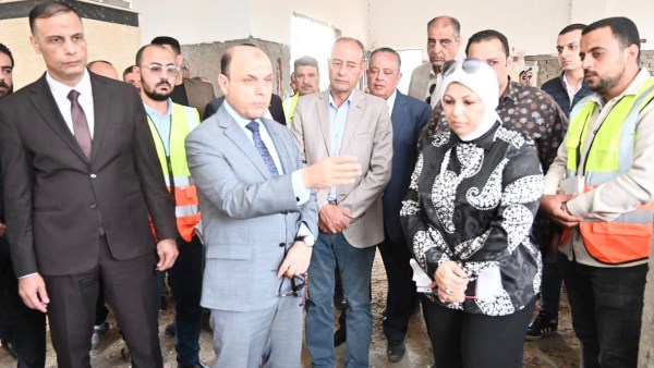 محافظ الغربية يتفقد مشروع إنشاء مبنى مجلس مدينة المحلة الكبرى الجديد