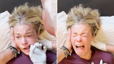 فيلم LeAnn Rimes ينهار بالبكاء بعد تعرضه لإطلاق الفك العميق