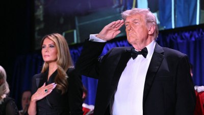 GettyImages-2272595362 دونالد ترامب يشيد برد فعل ميلانيا على إطلاق النار على WHCD