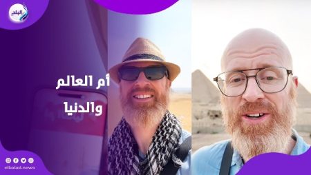 أم العالم والدنيا .. سائح أيرلندي ينبهر بالتعايش السلمي بمصر