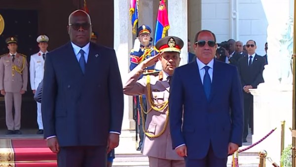 الرئيس السيسي يستقبل رئيس الكونغو الديمقراطية بقصر الاتحادية لبحث تعزيز التعاون الثنائي