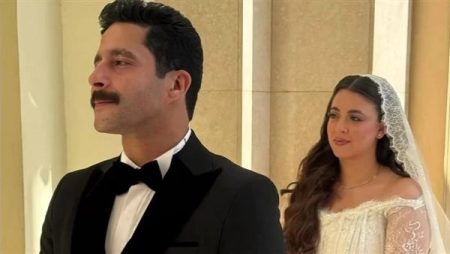 اللقطات الأولى من حفل زفاف مصطفى منصور وهايدي رفعت