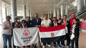 وزيرة التضامن الاجتماعي تهنئ أبطال بعثة الأولمبياد الخاص المصري