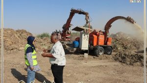 مياه بني سويف : ماكينة جديدة ترفع كفاءة الاستفادة من المخلفات الزراعية
