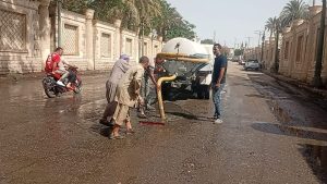 لتيسير الحركة المرورية.. جهود مكثفة لمعالجة تسريب مياه أسفل نفق كوبري النيل بالمنيا
